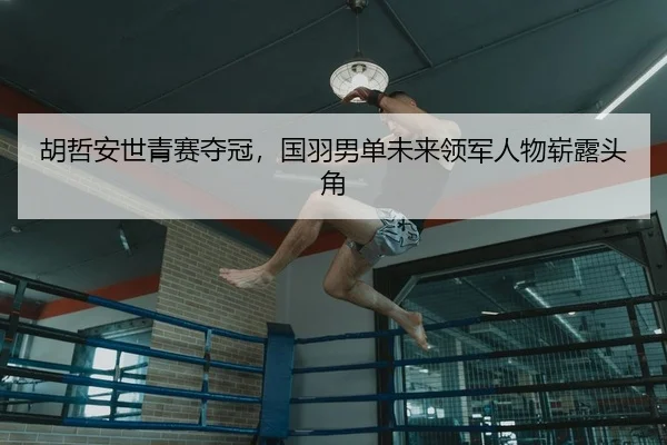 胡哲安世青赛夺冠，国羽男单未来领军人物崭露头角